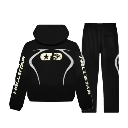 Hellstar Black Sports Jet Tracksuit