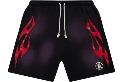 Hellstar Flame Purple Shorts