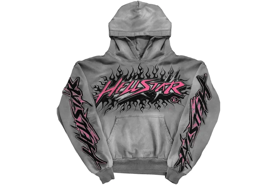 Hellstar-Future-Flame-Hoodie-Gre