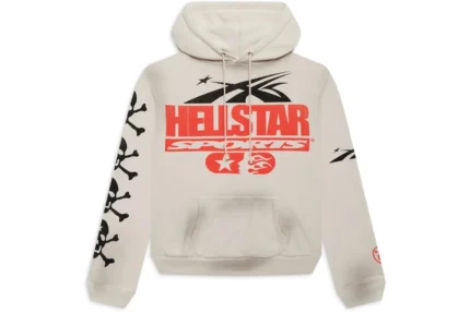 Hellstar If You Dont Like Us Beat Us White Hoodie