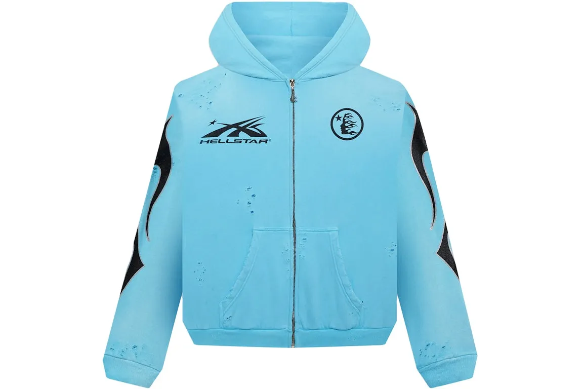 Hellstar-Studios-Zip-Hoodie-Blue